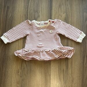 Tartine et Chocolat Girls Size 3-4T‎ 100 EU Stored Long Sleeve Ruffled Top
